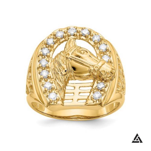 Diamond Stallion Men's Ring