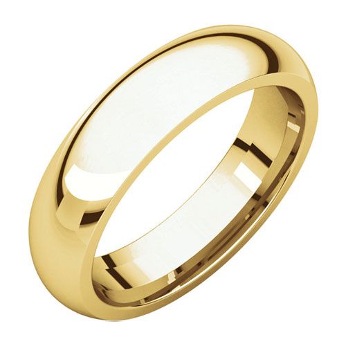 Comfort fit Wedding Band, 5mm