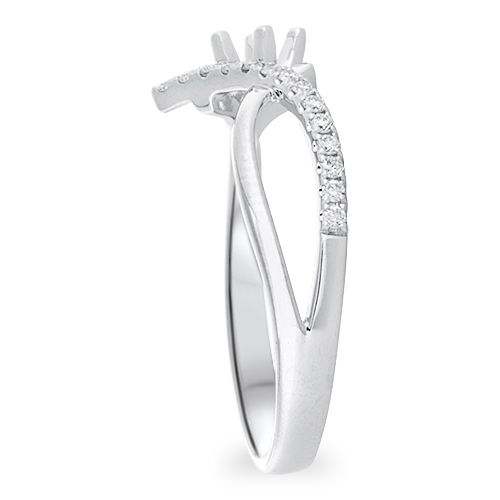 Designer Engagement Ring Setting (semi-set)