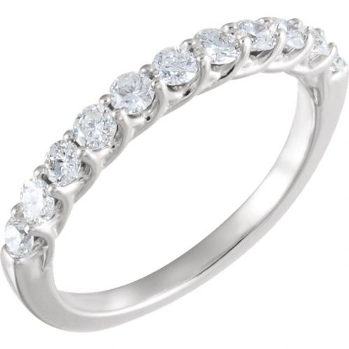 Diamond Accented Anniversary Band