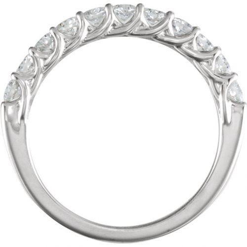 Diamond Accented Anniversary Band