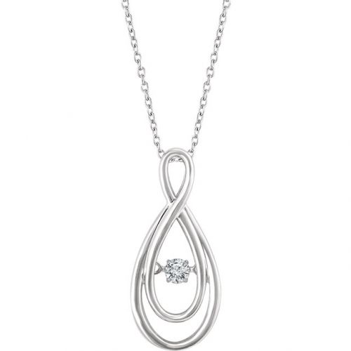 Freeform Diamond Necklace