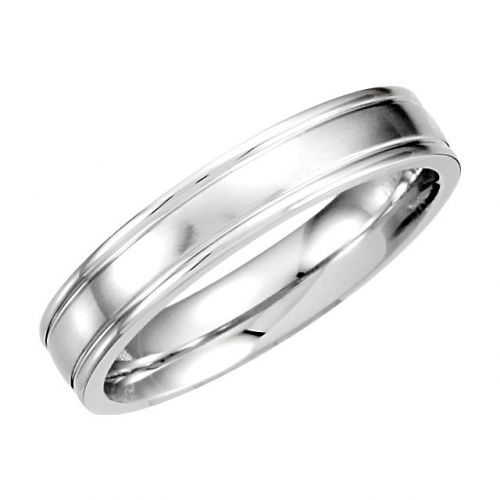 Men's Carved Wedding Band, 4.5mm