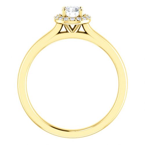 0.25ct Diamond Halo Engagement Ring
