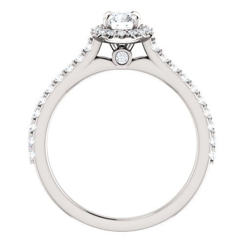 Classic Halo Engagement Ring, 0.25ct