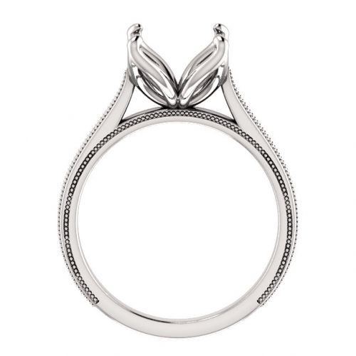 Contemporary Solitaire Engagement Ring