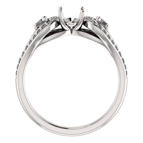 Vintage Inspired Engagement Ring Setting (semi-set)