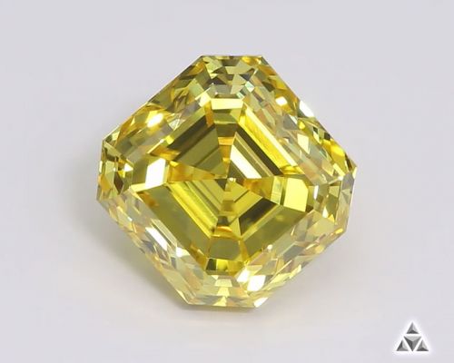 Asscher 1.34 Carat Fancy Diamond