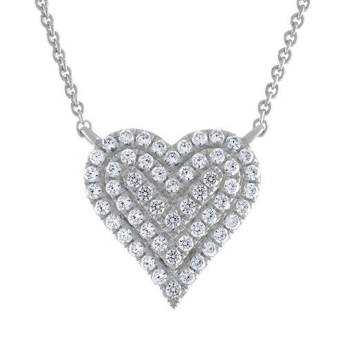 Diamond Heart Necklaces