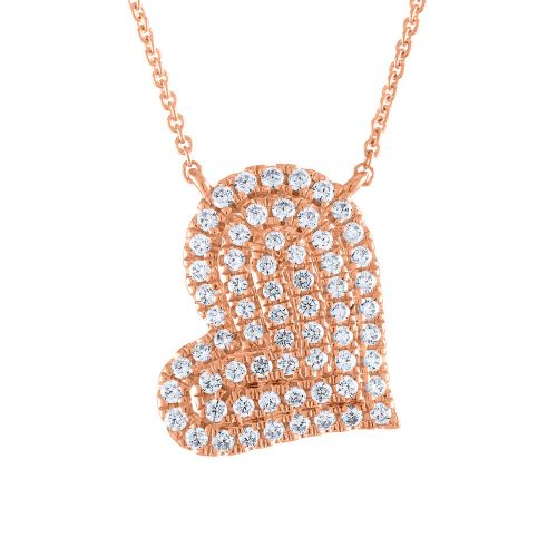 Diamond Pavé Heart Pendant