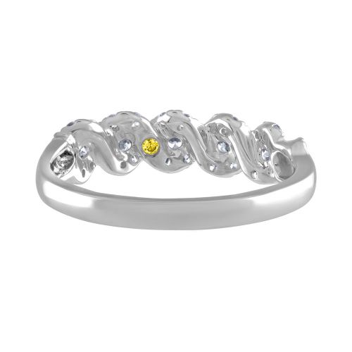 Diamond Twisting Vine Anniversary Band