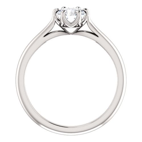 Lab Grown Diamond Solitaire Engagement Ring With 0.75 Carat Diamond  (semi-set)