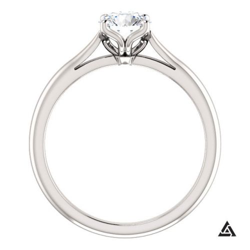 Solitaire Engagement Ring With 0.75 Carat Lab Grown Diamond