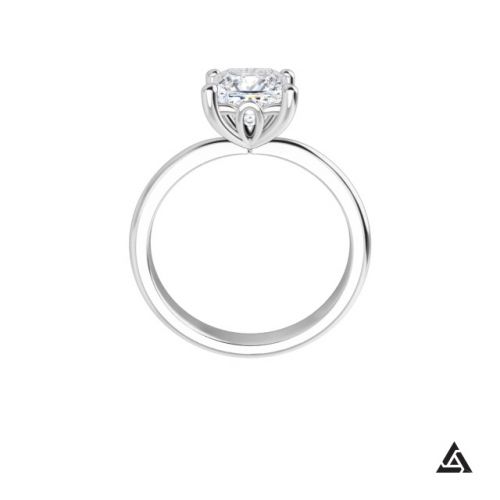 1.41-Carat Round Brilliant Diamond Solitaire Engagement Ring