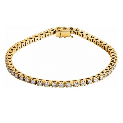 3.50 Carat Prong-set Diamond Tennis Bracelet